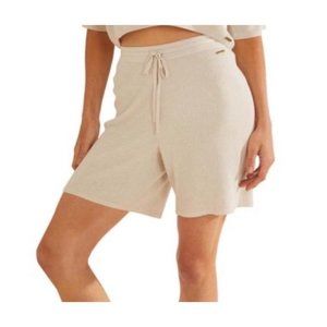 Guess Charli Bermuda Sweat-Shorts - Muted Stone Size L New With Tags